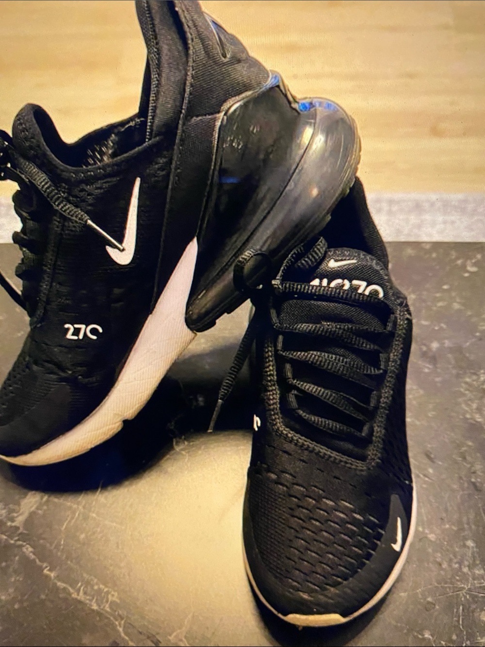 Nike Men’s Black/White Athletic Running Shoes